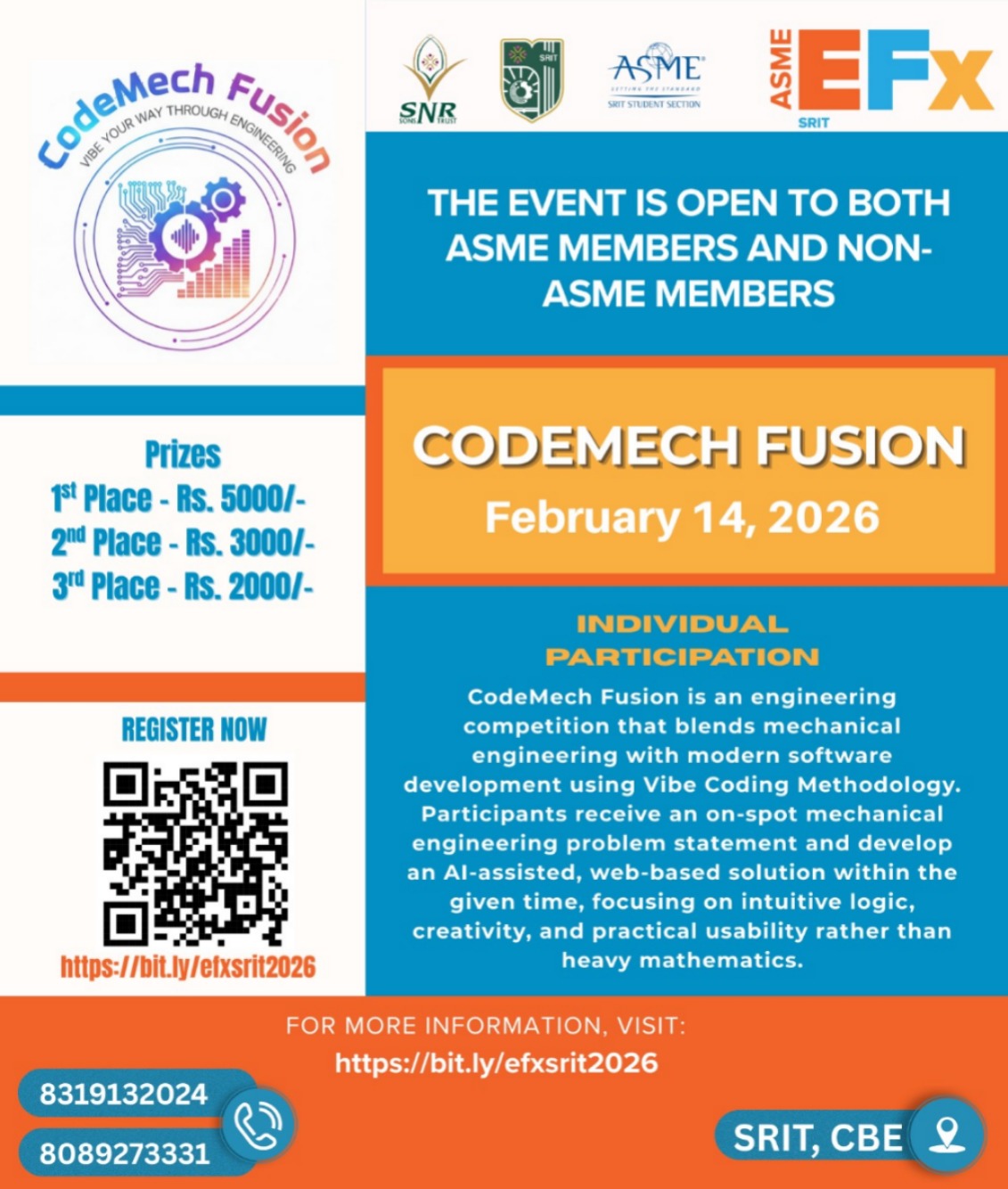 ASME EFx SRIT: CodeMech Fusion 2026