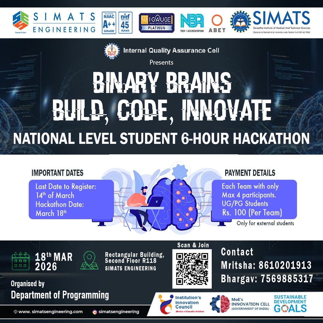 BINARY BRAINS BUILD, CODE, INNOVATE 2026