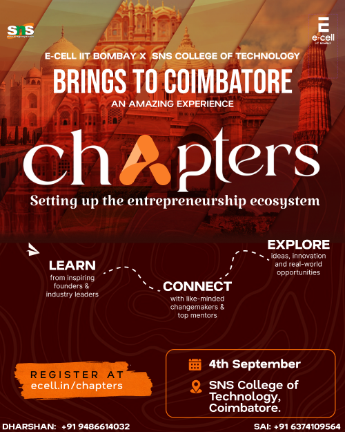 Chapters by E-Cell IIT Bombay 2026