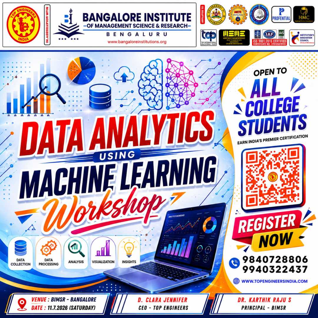 Data Analytics using Machine Learning Workshop 2026