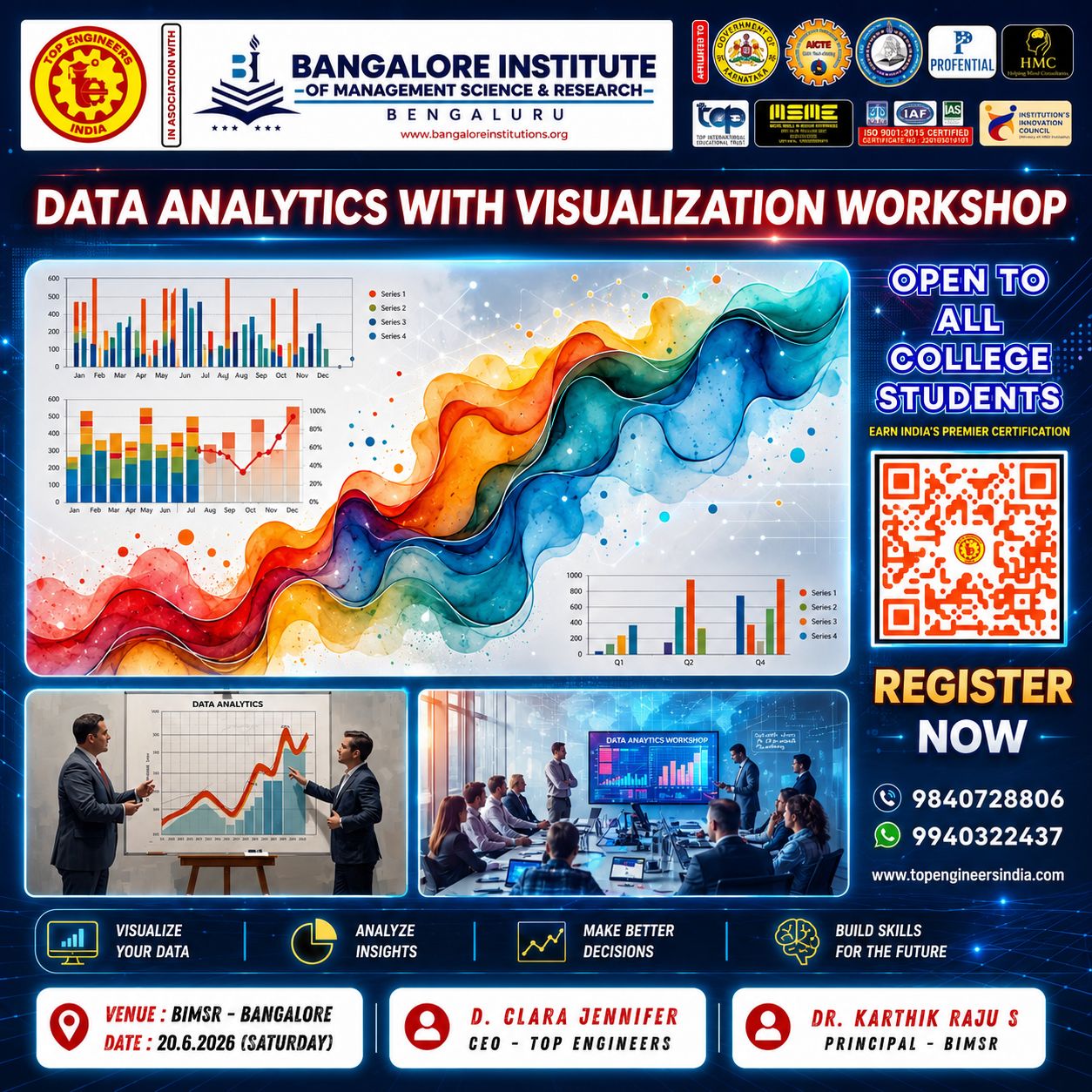 Data Analytics with Visualization Workshop 2026, BIMSR, Bengaluru