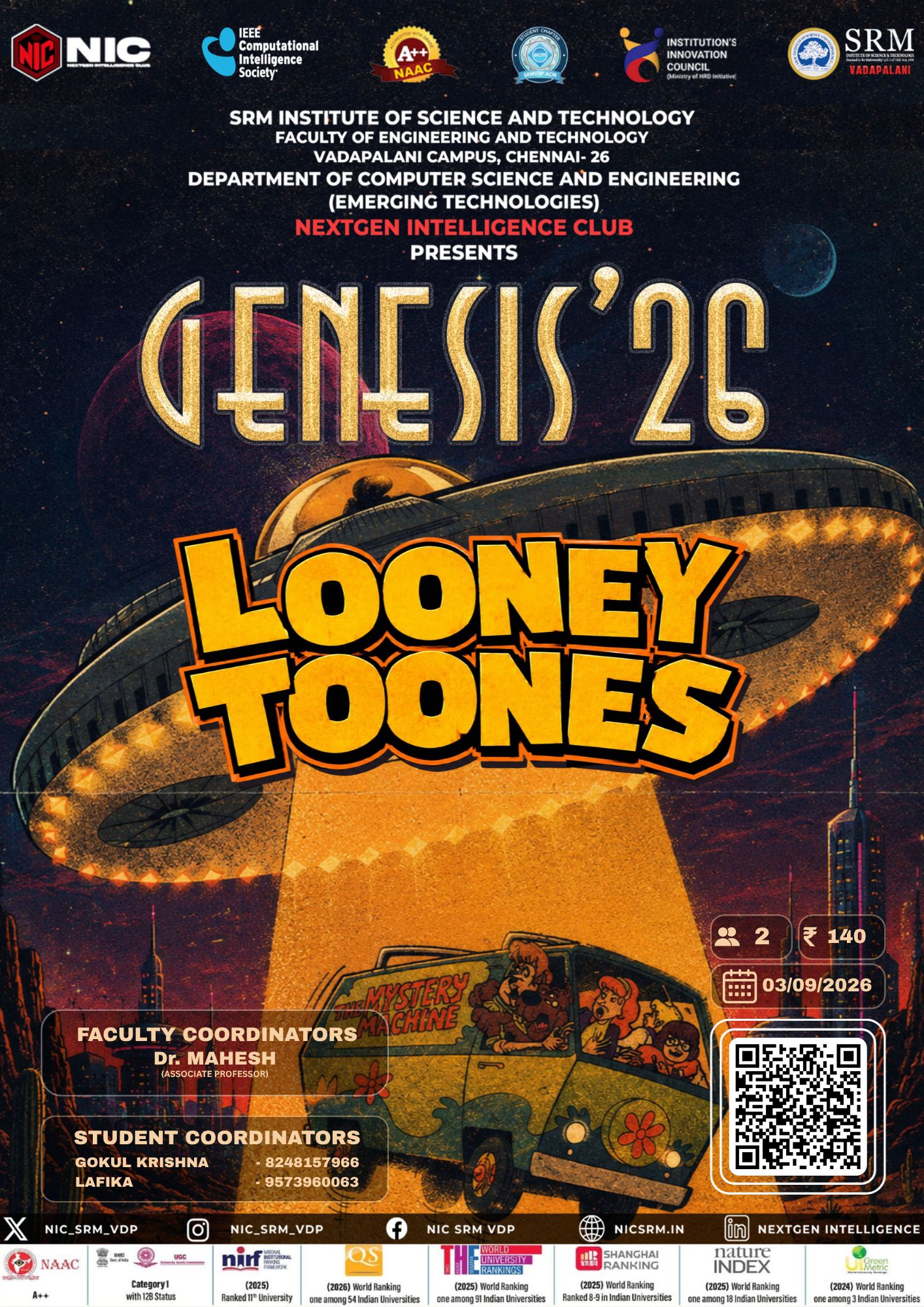 GENESIS'26/Looney Toones Anime Quiz