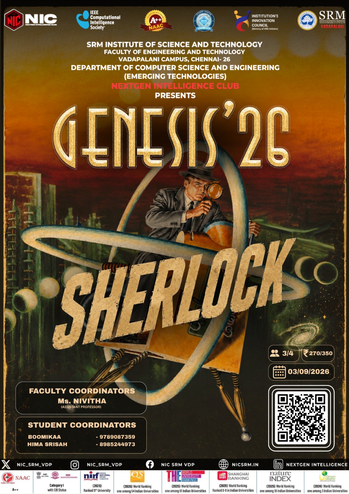 GENESIS'26 / Sherlock