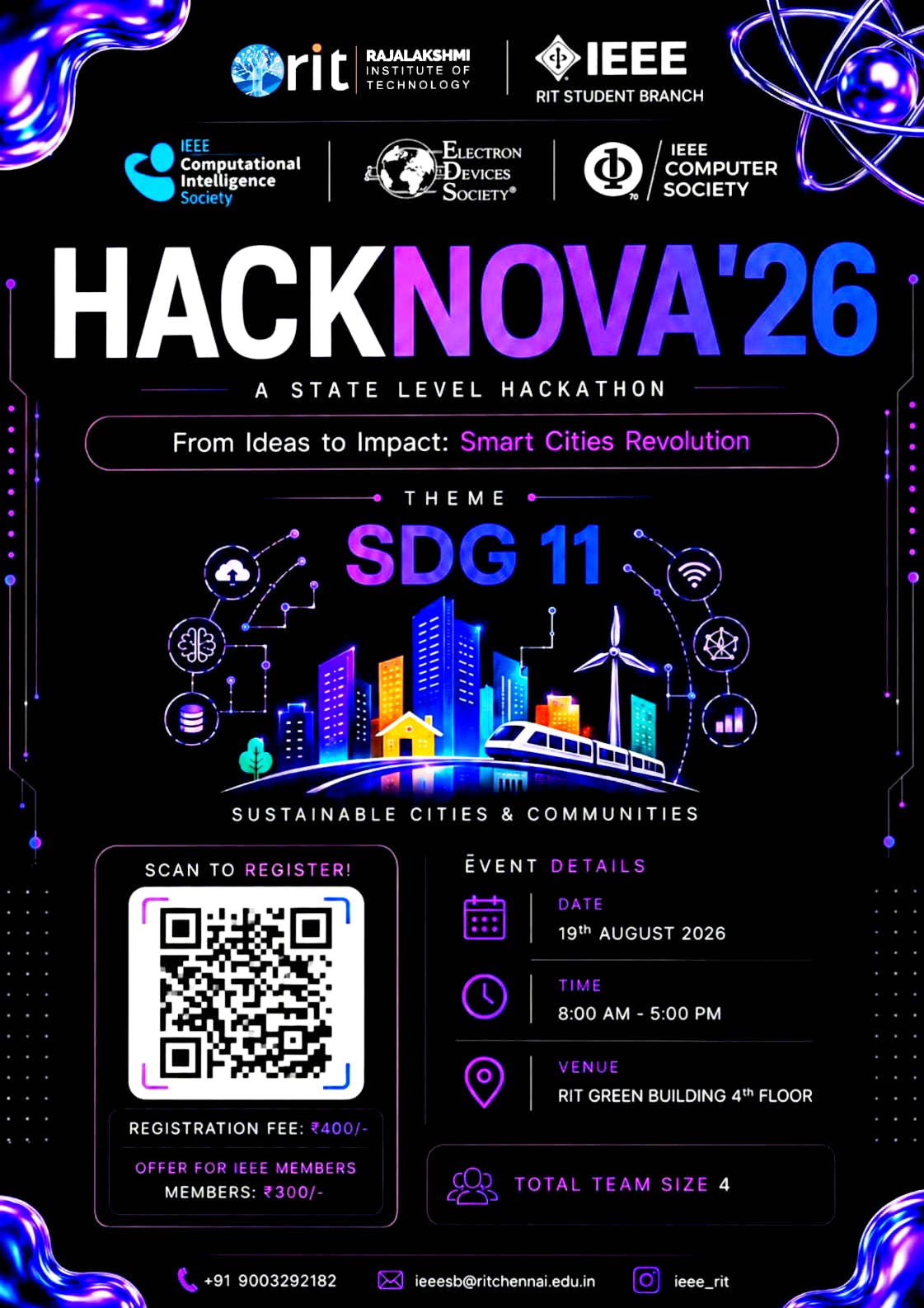 HACKNOVA'26, Chennai