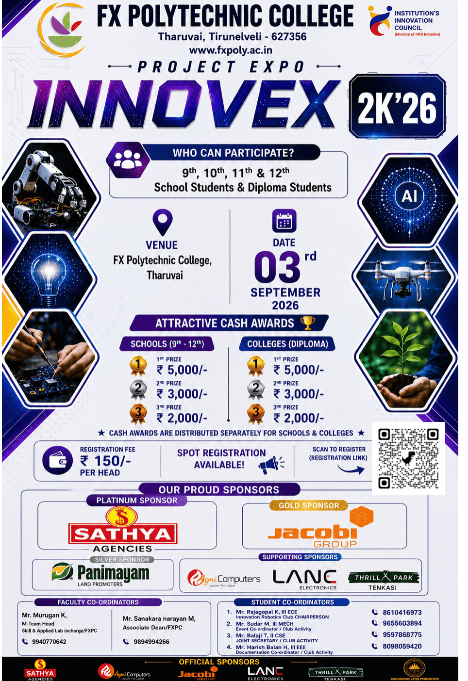 INNOVEX 2K’26 Project Expo