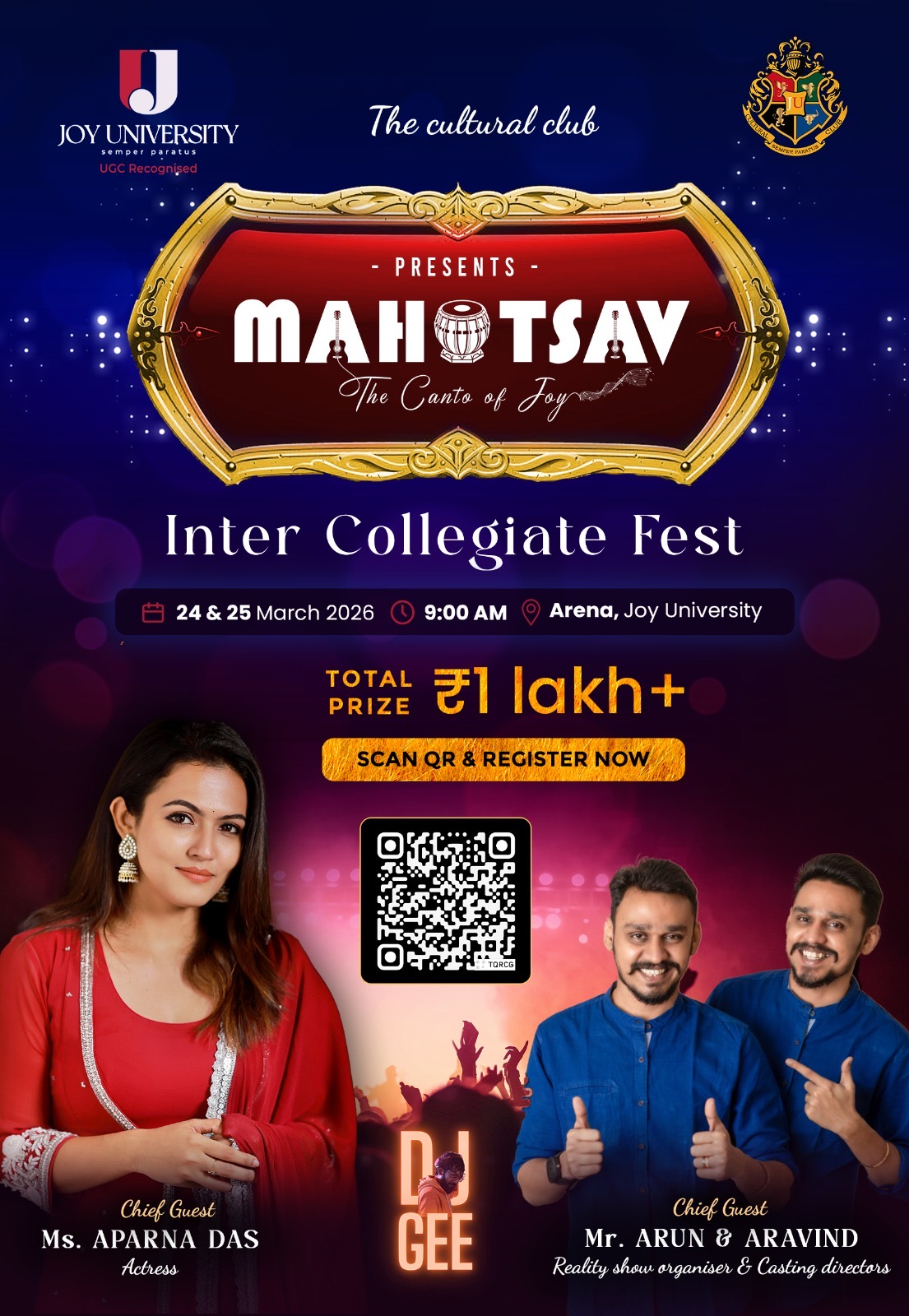 Mahotsav 2026, Joy University, Tirunelveli