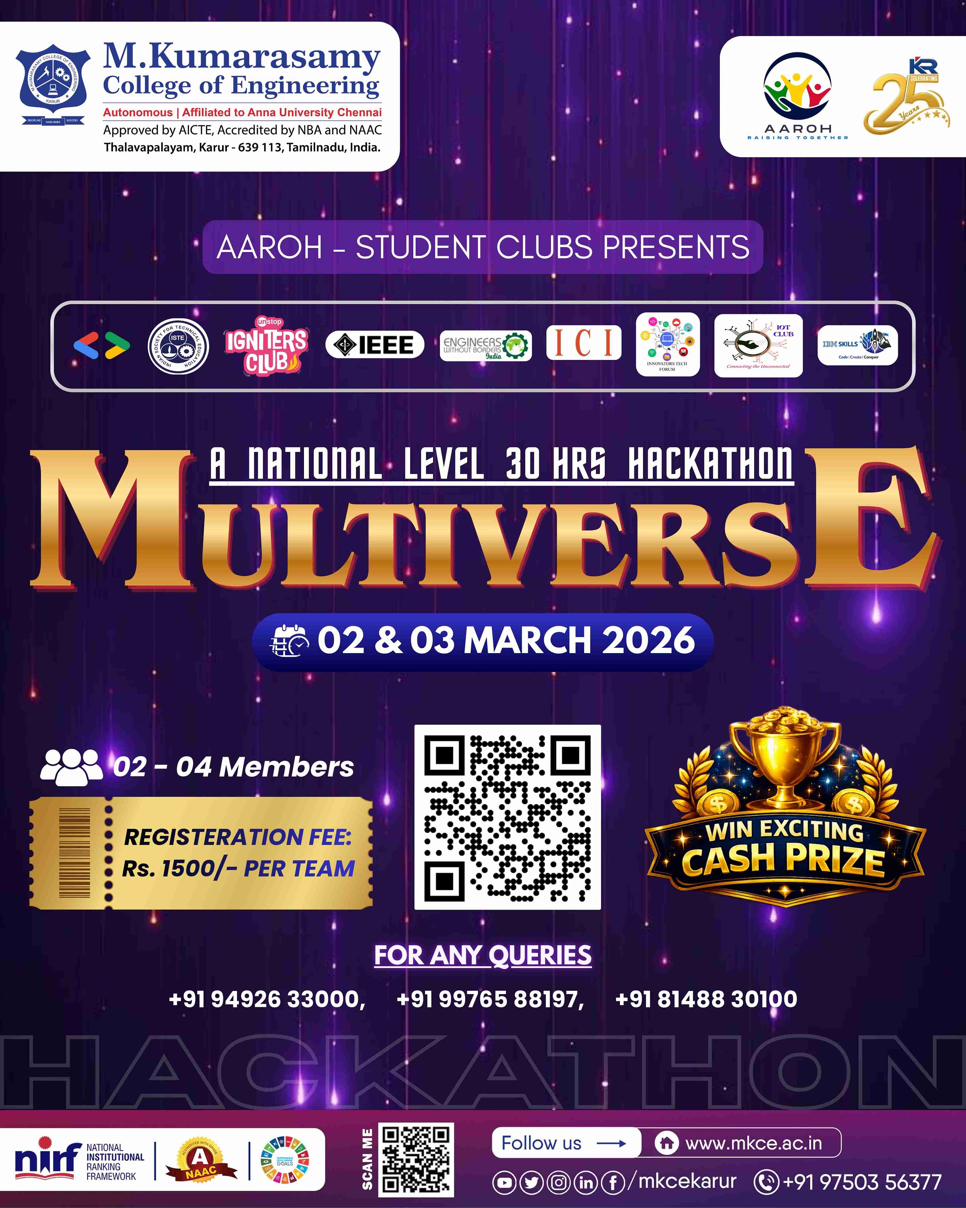 MULTIVERSE 2026 | A National Level 30 Hours Hackathon