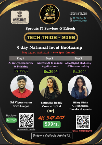 National level AI Bootcamp Tech Trios 2026