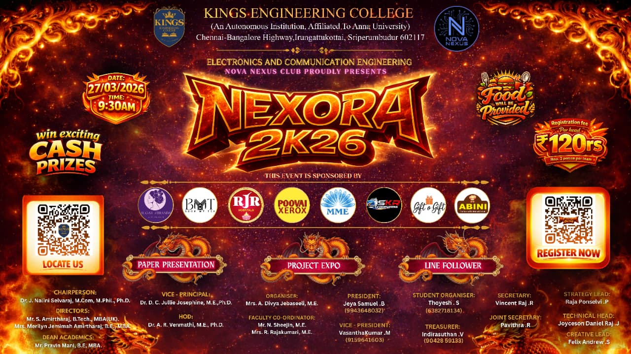 NEXORA 2k26 Poster