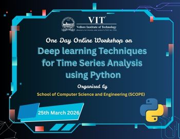 One Day Online Workshop on Deep Learning Techniques for Time Series Analysis using Python