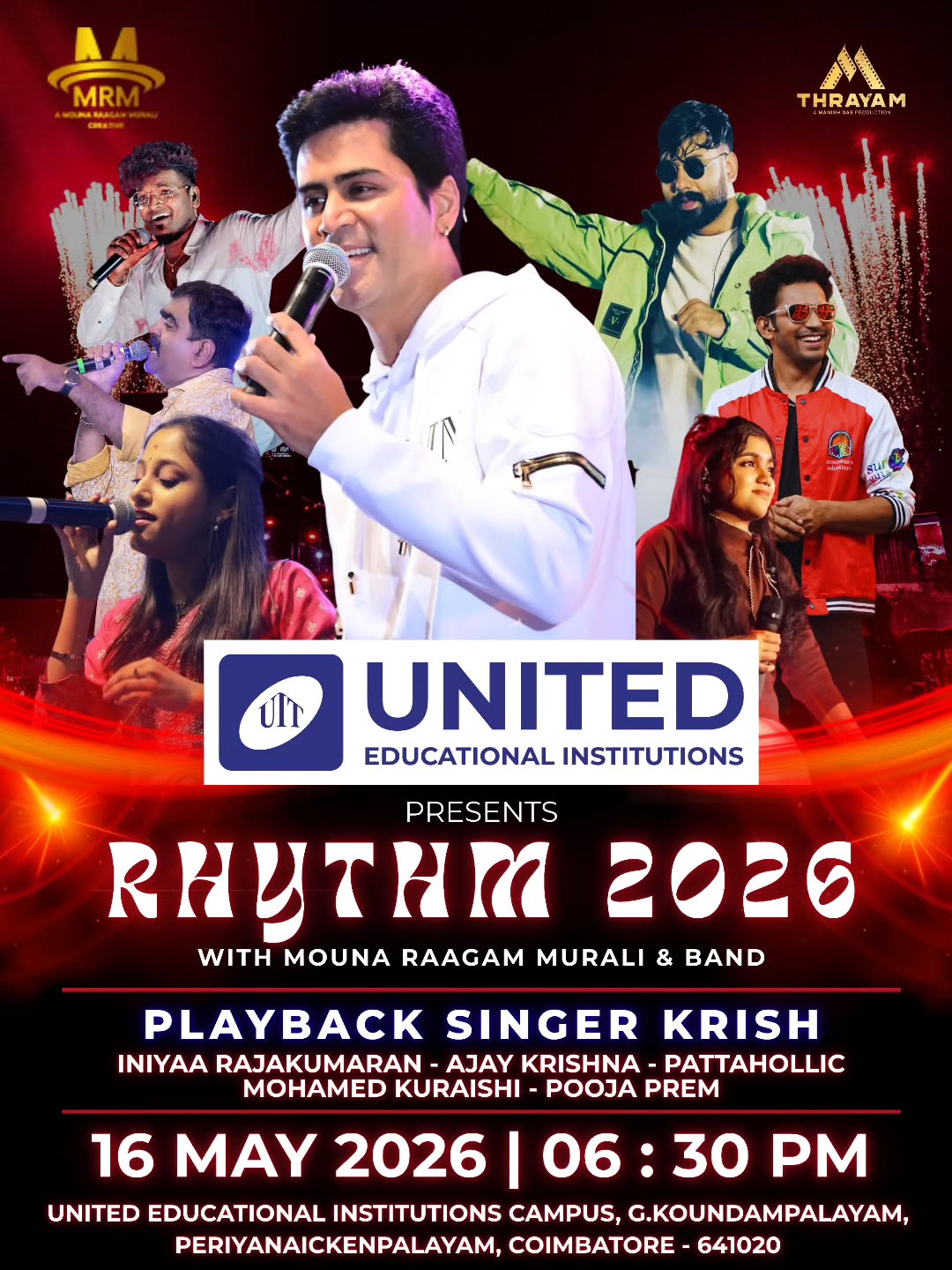 RHYTHM 2026, United Institute of Technology Coimbatore