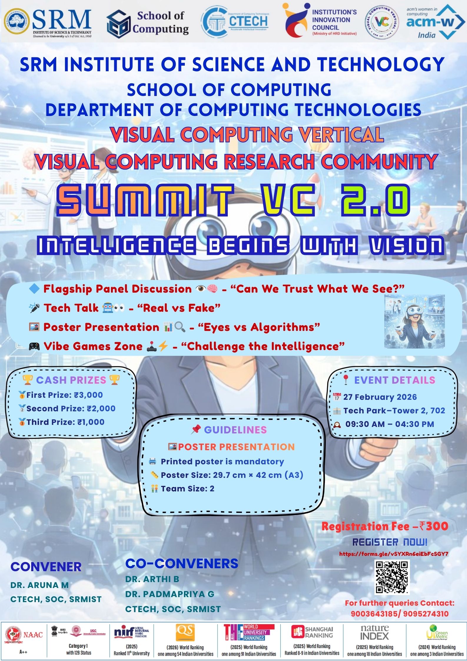 SUMMIT VC2.0- SRM Institute of Science and Technology Kattankulathur Campus, Chennai