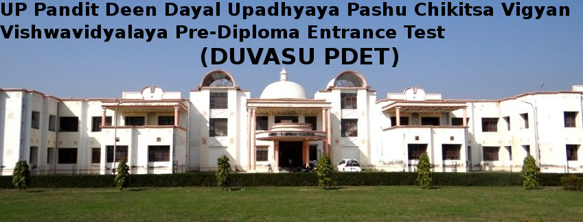 DUVASU Pre-Diploma Entrance Test (DUVASU PDET)