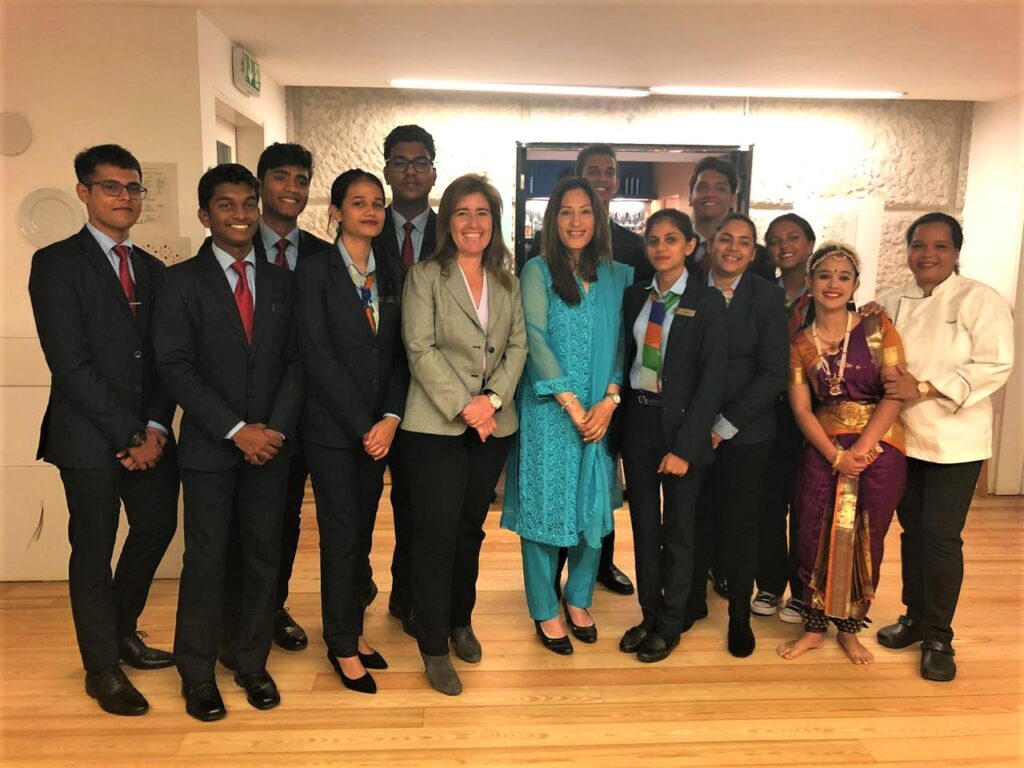 VMSIIHE Students along with the Indian Ambassador of Portugal