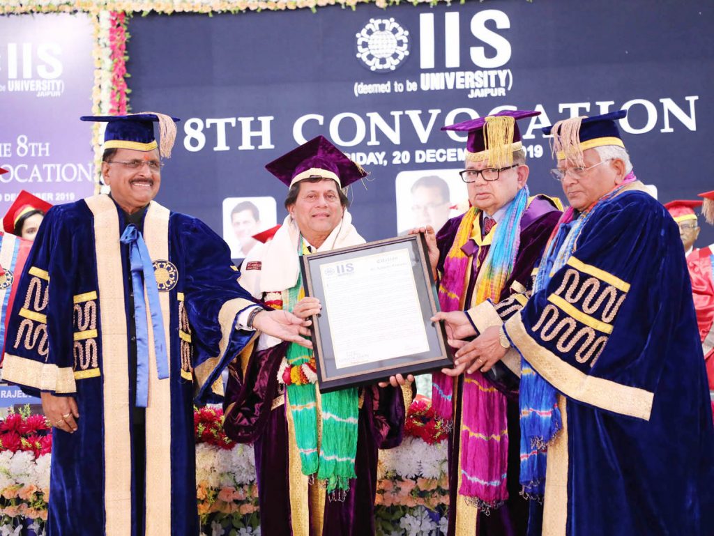 Doctor of Letters (D.Litt.) Honoris Causa conferred upon Dr. Achyuta Samanta