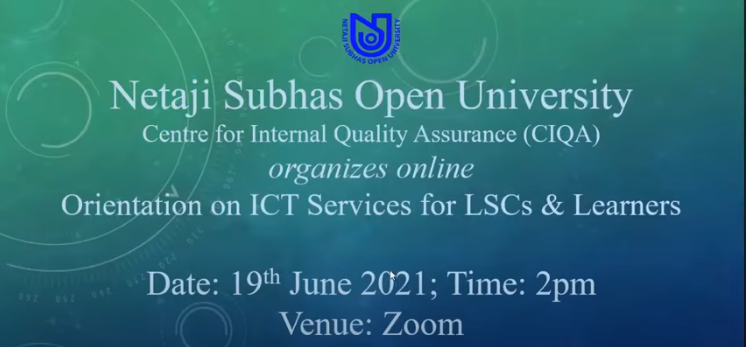 ICT Services for LSCs and Learners of NSOU
