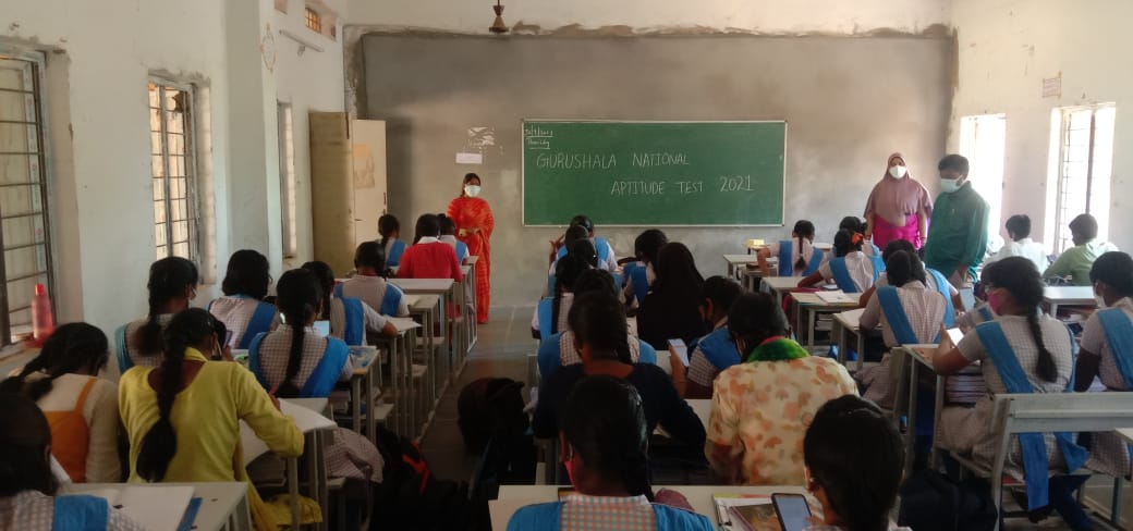 1 Lakh+ students from all over India participate in Gurushala National Aptitude Test