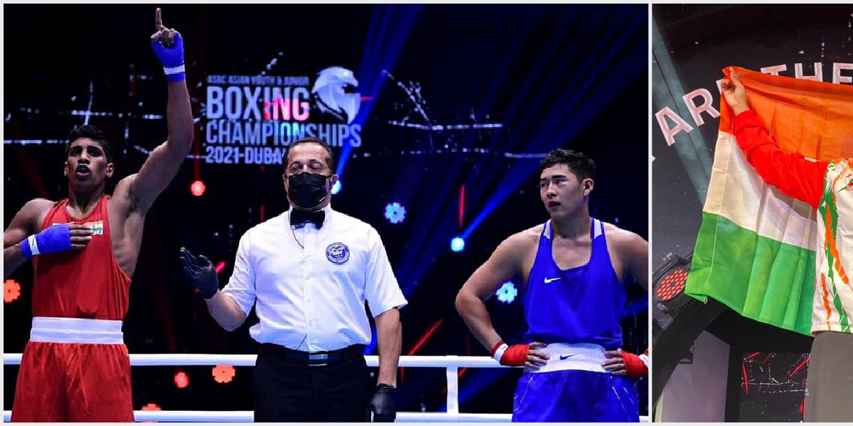 Chandigarh University students wins 2 Gold medal at Asian Youth Boxing Championship