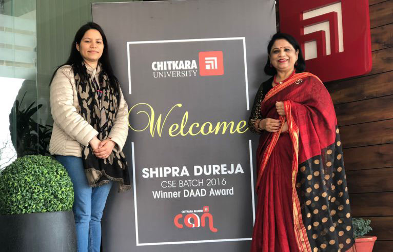 Chitkara University alumna awarded DAAD Prize - Chitkara University
