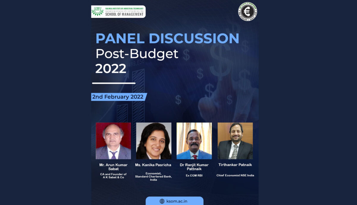 KSOM Organizes Panel Discussion on Post-Budget Analysis