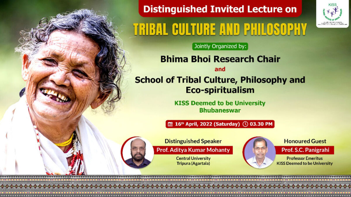 KISS-DU Organizes Distinguished Invited Lecture on 'Tribal Culture and Philosophy'