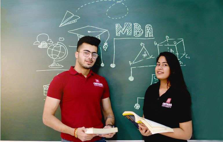 What specialisations does the MBA program at Chitkara University offer? - Chitkara University