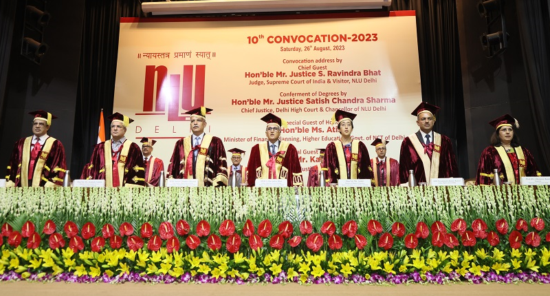 NLU Delhi Celebrates 10th Convocation, Honoring 167 Graduates
