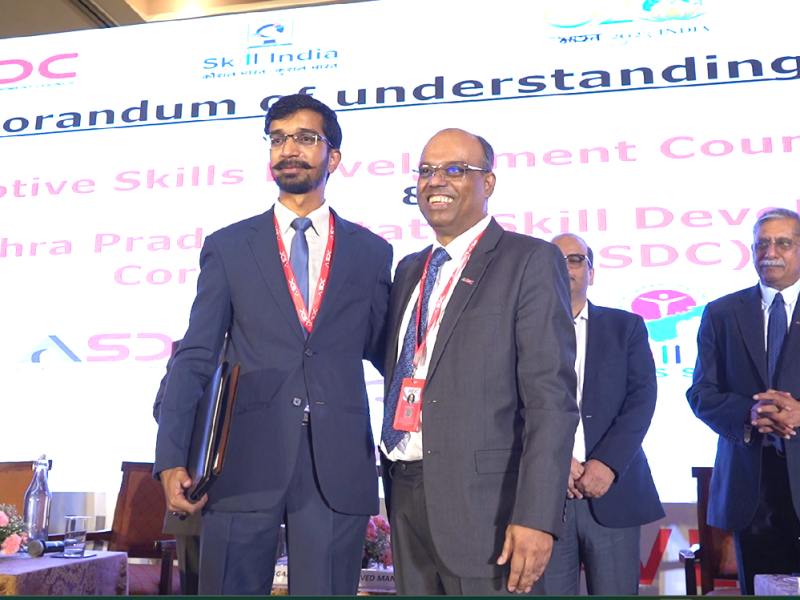 ASDC and Andhra Pradesh SSDC Collaborate for placement-oriented skill training