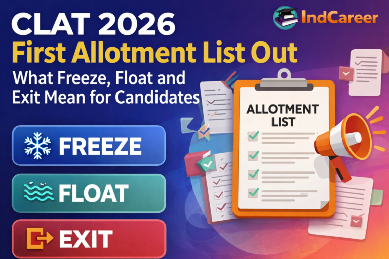 CLAT 2026 First Allotment List Released