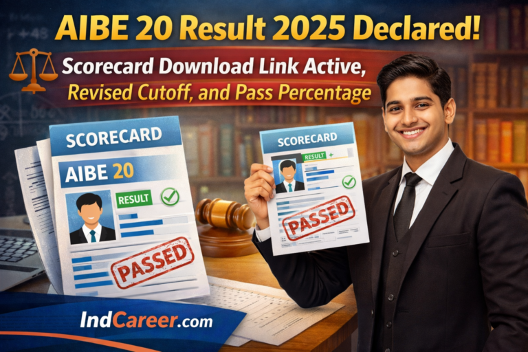 AIBE 20 Result 2025 Declared