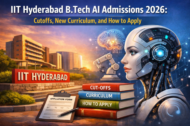 IIT Hyderabad B.Tech AI Admissions 2026