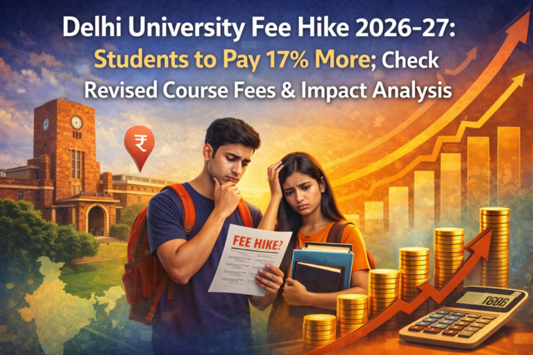 Delhi University Fee Hike 2026-27