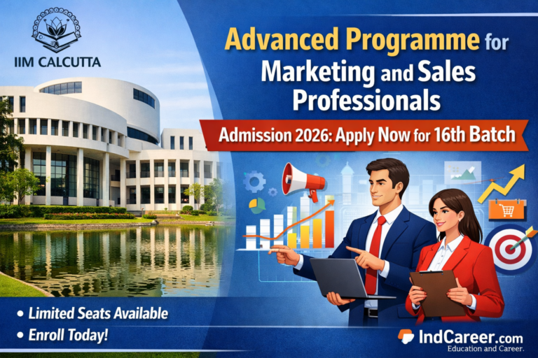 IIM Calcutta APMSP Admission 2026 Apply Now for 16th Batch