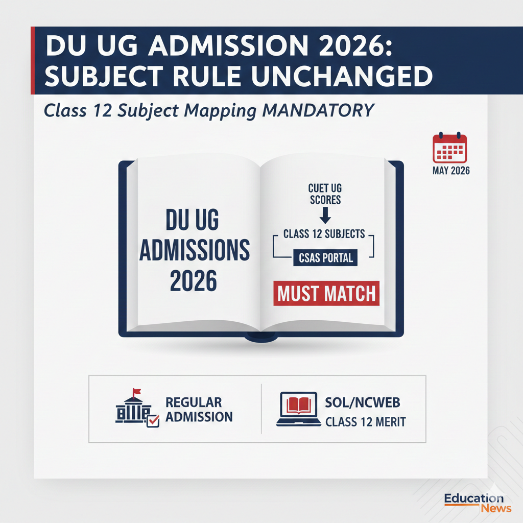 DU UG Admission 2026: Official Policy Released