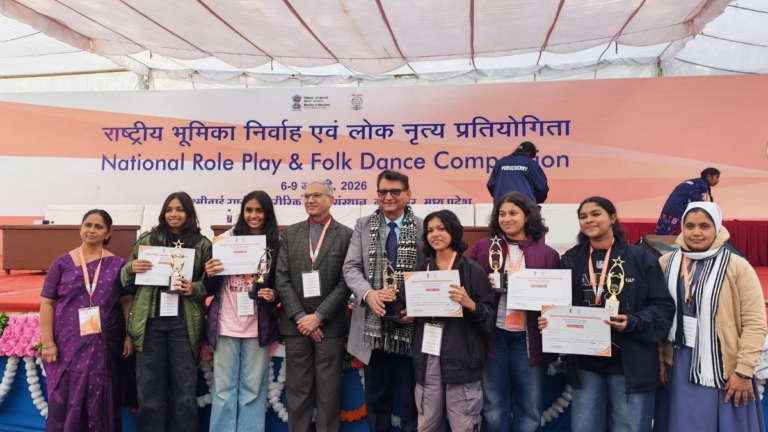 Kozhikode School Clinches First Prize at NCERT National Role-Play Competition 2026
