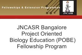 JNCASR Project Oriented Biology Education Program