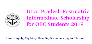 Postmatric Intermediate Scholarship for OBC Students, Uttar Pradesh 2019-20