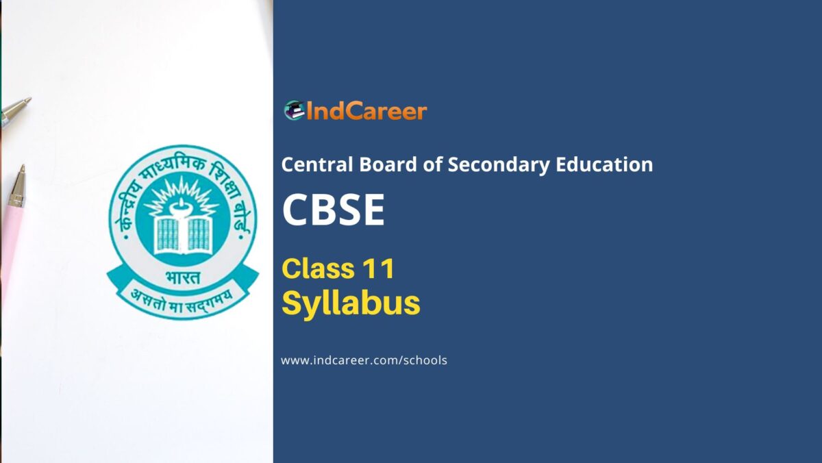 CBSE Class 11 Syllabus