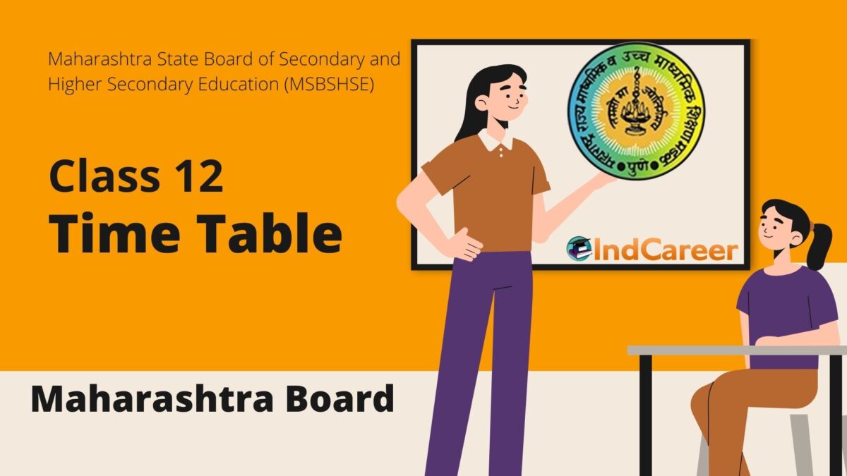 Maharashtra HSC Time Table