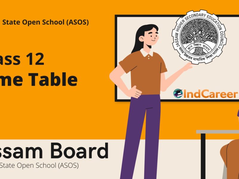 Assam SOS 12th Exam Routine