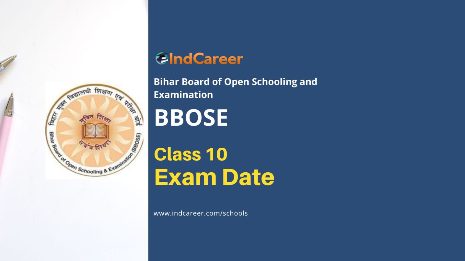 BBOSE 10th Exam Date