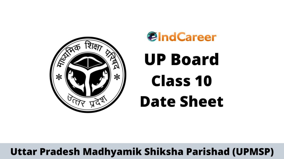 UP Board 10th Date Sheet