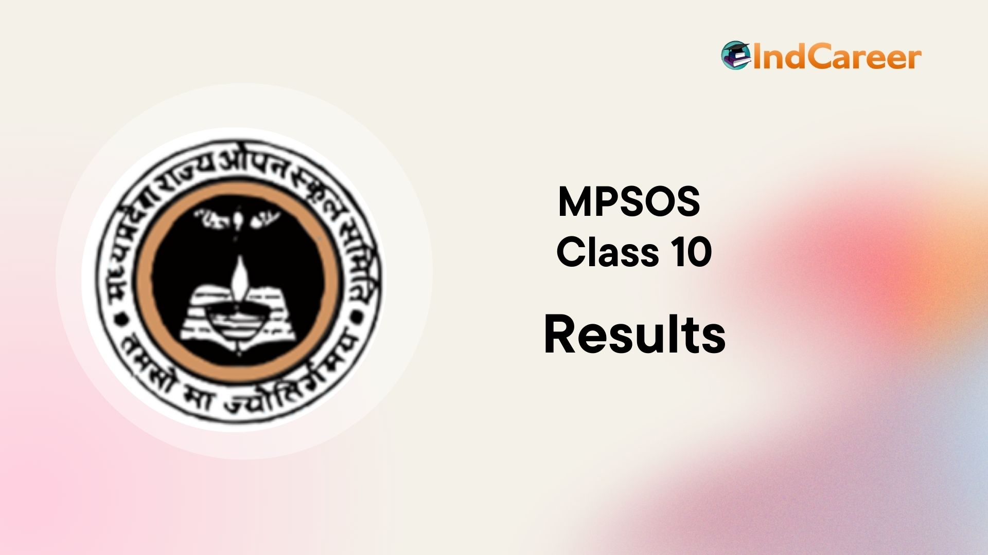 MPSOS Class 10 Result