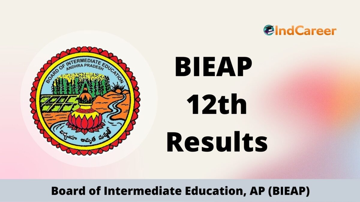 BIEAP: AP Intermediate Results, Andhra Pradesh Board 12th Results
