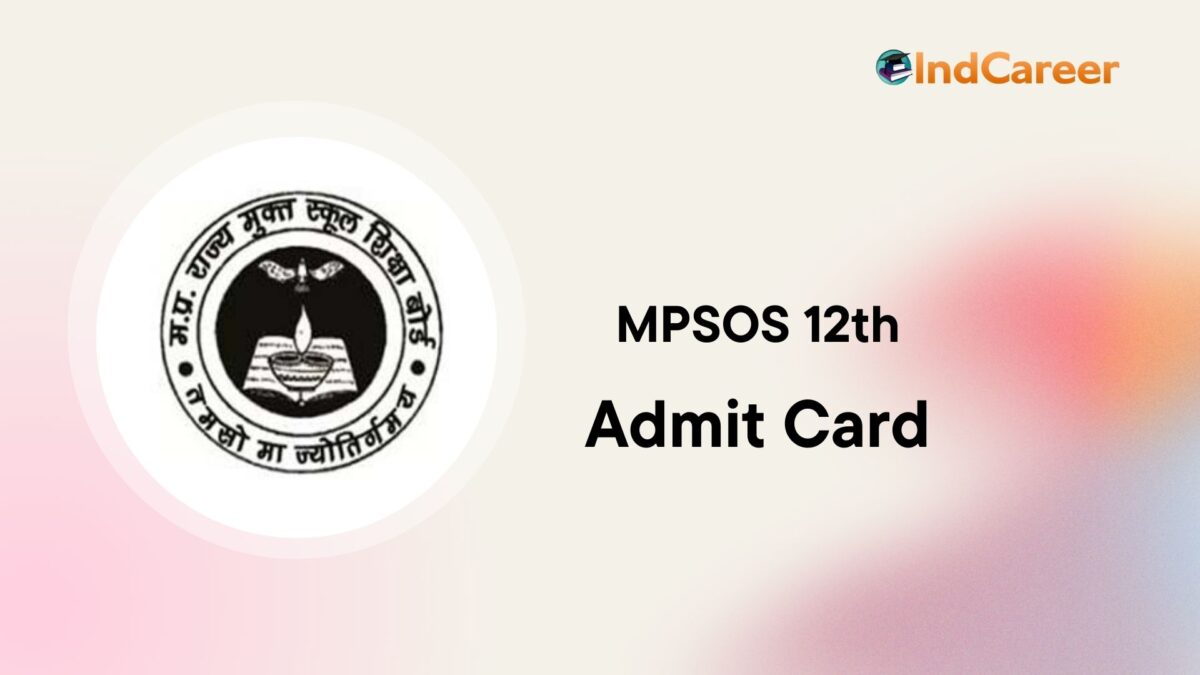MPSOS 12th Admit Card