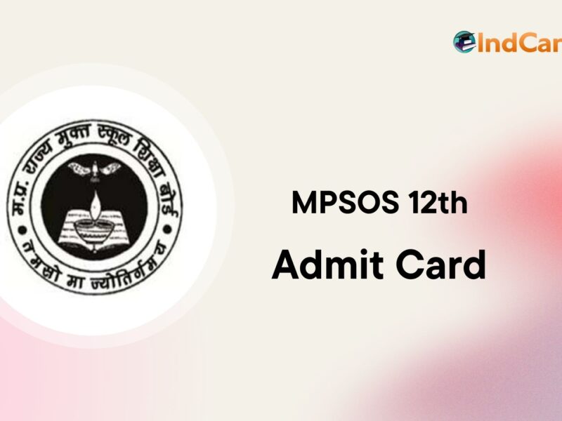 MPSOS 12th Admit Card