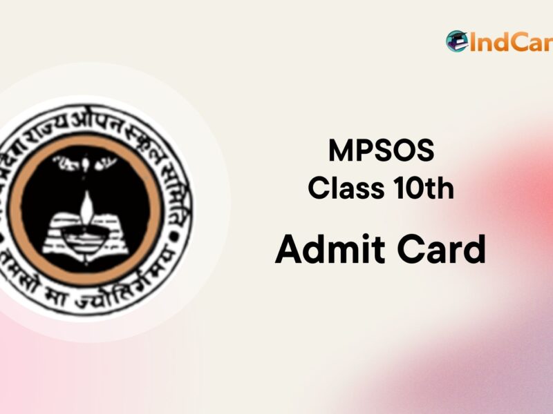 MPSOS Class 10th Admit Card