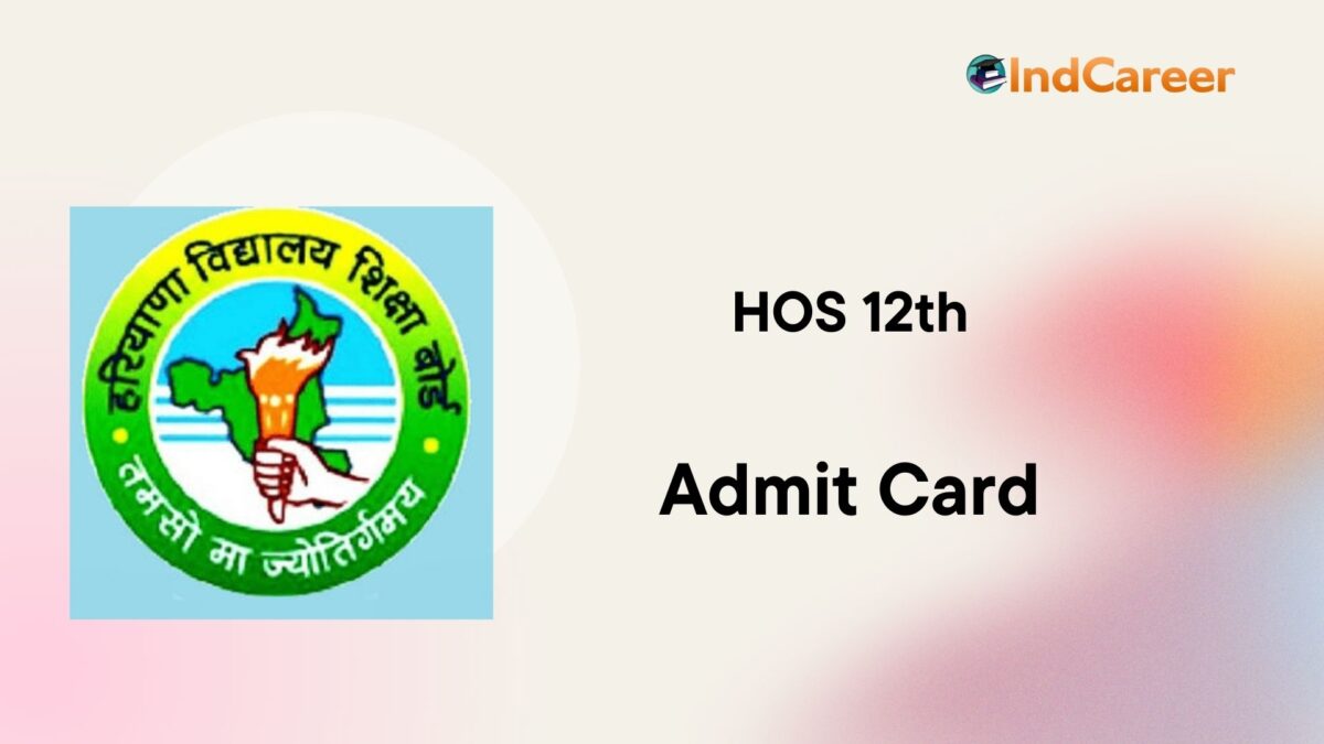 HOS 12th Admit Card