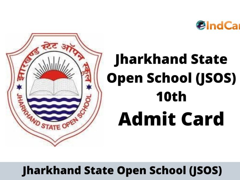 Jharkhand State Open School (JSOS) 10th Admit Card