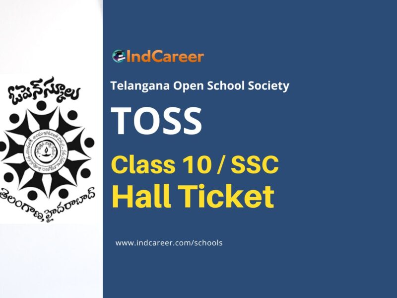 TOSS SSC Hall Ticket, TS Open 10th Admit Card
